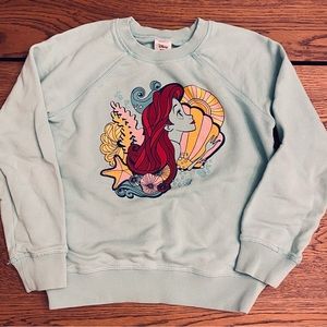 Disney Hanna Anderson the little mermaid crew neck sweatshirt sz8